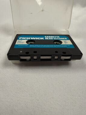 Pickwick Cassette Head Cleaner Tape Vintage Audio Cassette Deck Cleaning Cartrid
